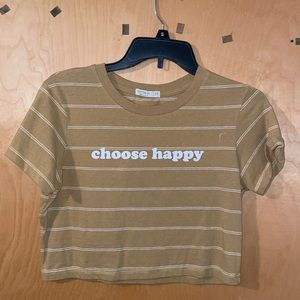 Cotton On Small Yellow Crop top